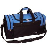 Everest Large Two-Tone Sports Duffel Bag Royal Blue/Black