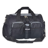 Everest Sports Wet Pocket Duffel Bag Dark Gray / Black