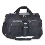Everest Sports Wet Pocket Duffel Bag Dark Gray / Black
