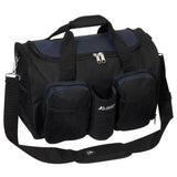 Everest Sports Wet Pocket Duffel Bag Navy / Black
