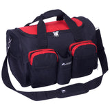 Everest Sports Wet Pocket Duffel Bag Red / Black