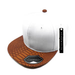 Academy Fits Snakeskin 2 Tone Strapback Cap - 4013 - Picture 7 of 9