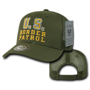 US Border Patrol Trucker Hat Mesh Baseball Cap Customs - Rapid Dominance S77 - 