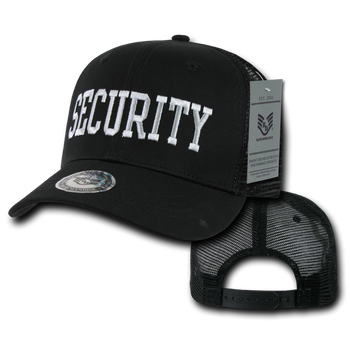Security Trucker Hat Mesh Baseball Cap Guard Public Safety - Rapid Dominance S77