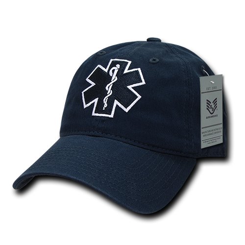 EMT Hat Relaxed Baseball Cap Paramedic Star of Life Ambulance - Rapid ...