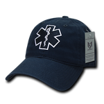 EMT Hat Relaxed Baseball Cap Paramedic Star of Life Ambulance - Rapid Dominance S78 - Picture 1 of 3