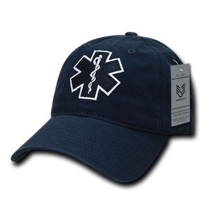 EMT Hat Relaxed Baseball Cap Paramedic Star of Life Ambulance - Rapid Dominance S78 - 