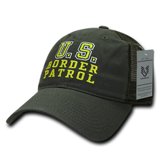 US Border Patrol Trucker Hat Relaxed Mesh Baseball Cap Customs - Rapid Dominance S79 - 