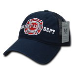 Fire Department Trucker Hat Relaxed Mesh Baseball Cap Firefighter FD - Rapid Dominance S79 - Picture 1 of 3