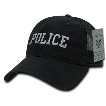 Police Trucker Hat Relaxed Mesh Baseball Cap Officer Cop - Rapid Dominance S79