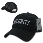 Security Trucker Hat Relaxed Mesh Baseball Cap Guard Public Safety - Rapid Dominance S79