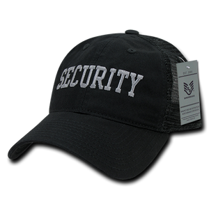 Security Trucker Hat Relaxed Mesh Baseball Cap Guard Public Safety - Rapid Dominance S79 - 