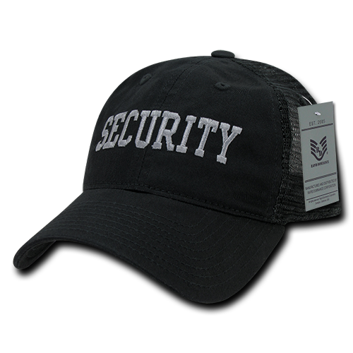 Security Trucker Hat Relaxed Mesh Baseball Cap Guard Public Safety - Rapid Dominance S79