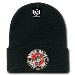 United States Marine Corps Beanie, Marines Knit Cap, USMC Beanie, Marines Emblem - Rapid Dominance S81 - 