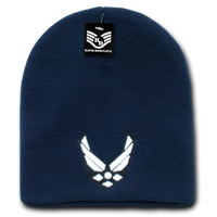 United States Air Force Beanie, Air Force Knit Cap, USAF Beanie, Wings - Rapid Dominance S90