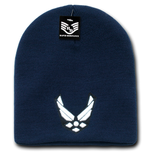 United States Air Force Beanie, Air Force Knit Cap, USAF Beanie, Wings - Rapid Dominance S90 - 