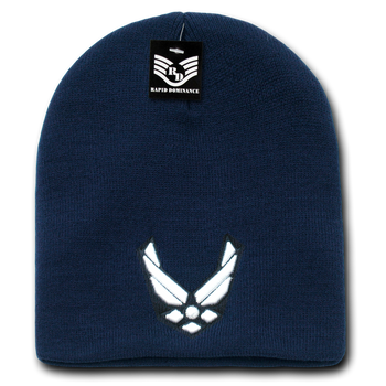 United States Air Force Beanie, Air Force Knit Cap, USAF Beanie, Wings - Rapid Dominance S90