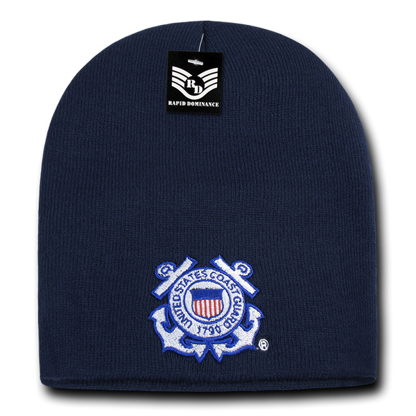United States Coast Guard Beanie, Coast Guard Knit Cap, USCG Beanie, Coast Guard Seal - Rapid Dominance S90
