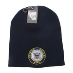 United States Navy Beanie, Navy Knit Cap, USN Beanie, Navy Emblem - Rapid Dominance S90 - Picture 1 of 1