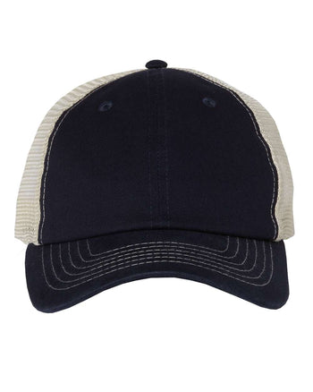 Sportsman 3100 - Contrast-Stitch Mesh-Back Cap, Trucker Hat - 3100