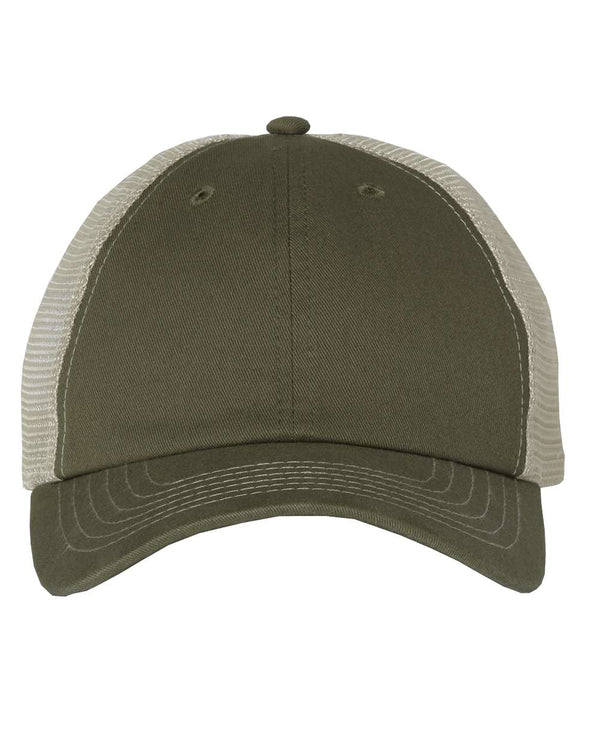 Sportsman 3100 - Contrast-Stitch Mesh-Back Cap, Trucker Hat - 3100