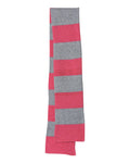 Sportsman Rugby-Striped Knit Scarf - SP02 - 7.25"W x 69"L