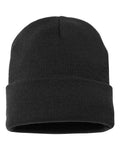 Sportsman SP12JL - Jersey Lined 12" Cuffed Beanie, Knit Cap - Picture 2 of 5