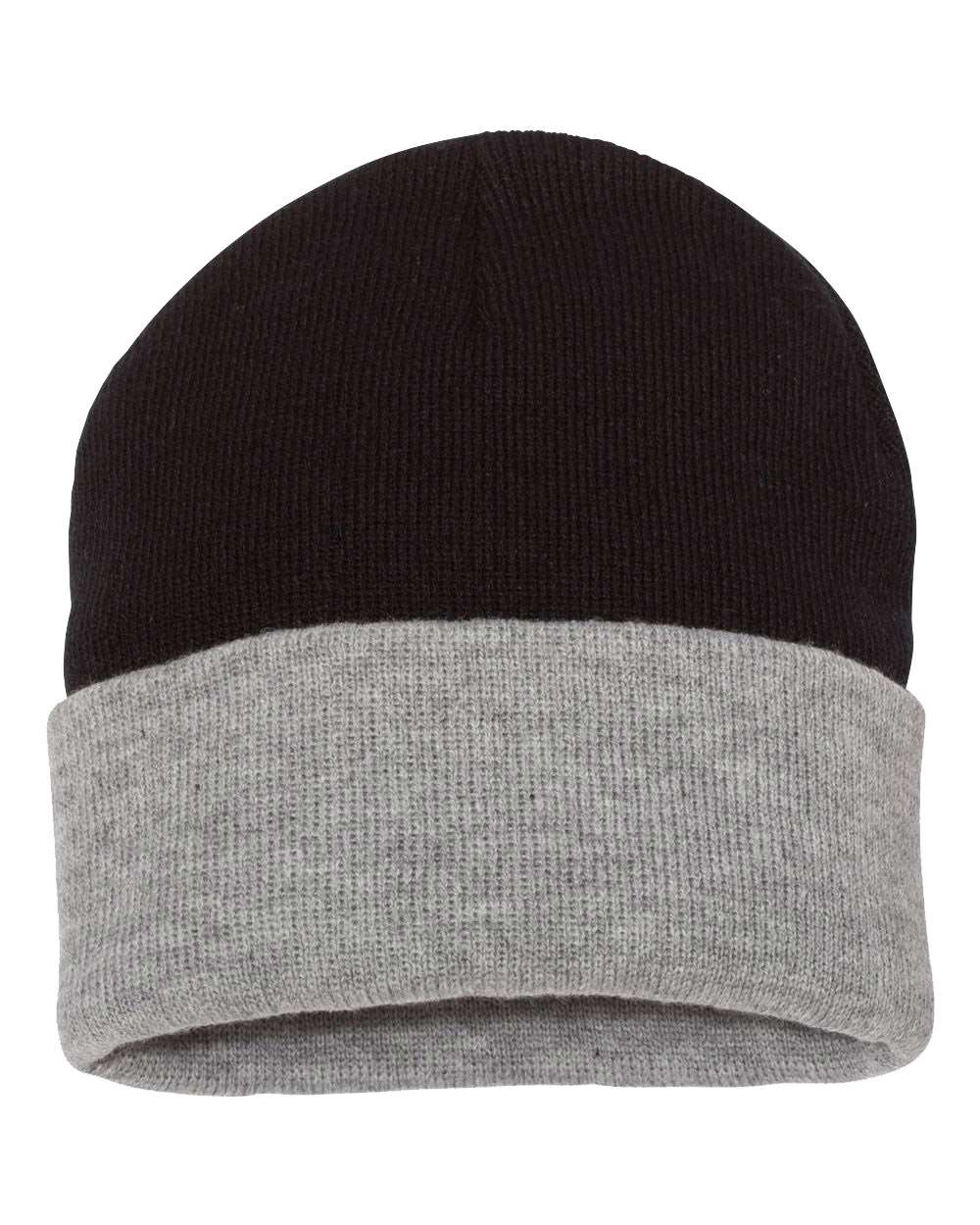 Enlarged view of Sportsman SP12T - Colorblocked 12" Cuffed Beanie, Knit Cap