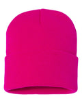 Sportsman SP12 - Beanie, Knit Cap, 12", Long Beanie, Blank Beanies, Bulk Beanies, Wholesale Beanies - SP12