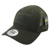 Ripstop Tactical Operator Hat Trucker Mesh Cap Patch Military Army - Rapdom T111