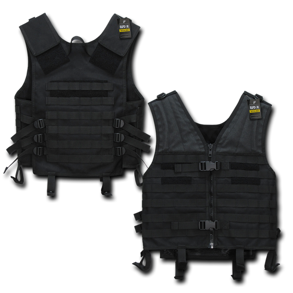 RapDom Tactical Modular Style Vest, Molle, Combat Gear Carrier - T201