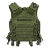 RapDom Tactical Modular Style Vest, Molle, Combat Gear Carrier - T201