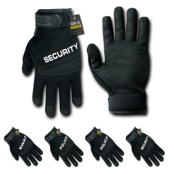 Digital Leather Duty Tactical Gloves, Security Gloves, Police Gloves - RapDom T29