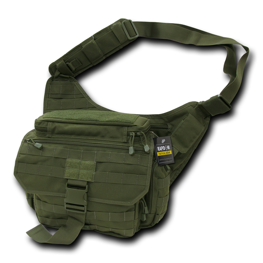RapDom Tactical Messenger Bag, Molle Shoulder Field Pack