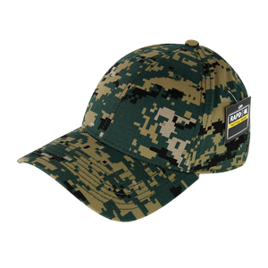 Camo Tactical Baseball Cap, Camouflage Structured Hat - RapDom T66 - 