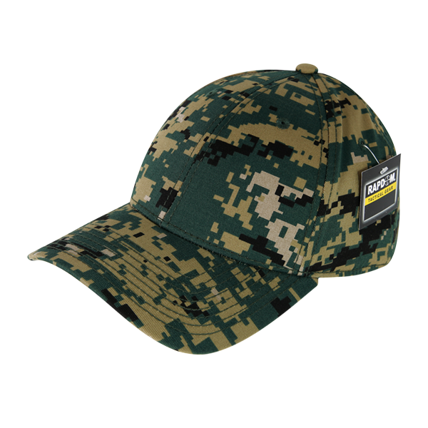 Camo Tactical Baseball Cap, Camouflage Structured Hat - RapDom T66