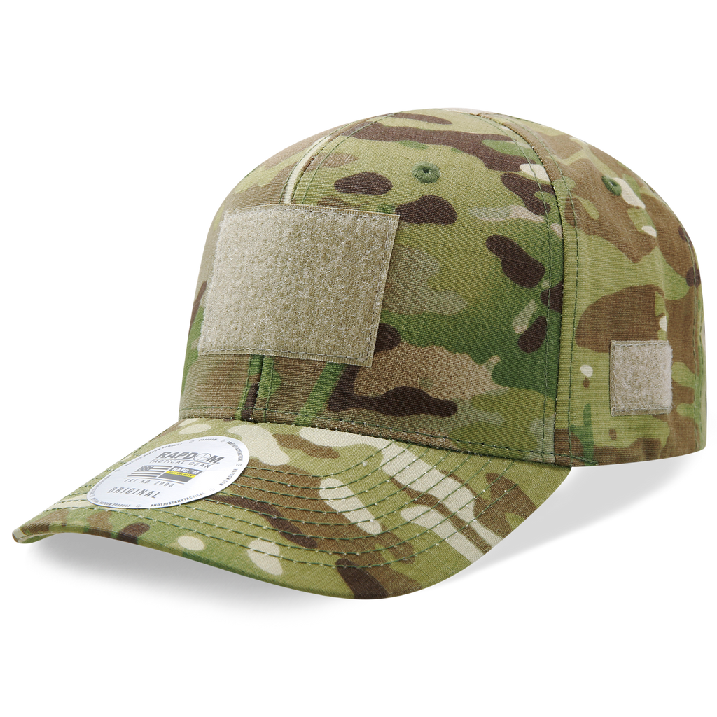 MultiCam Camo Operator Cap, Tactical Camouflage Patch Hat, Hook & Loop –  The Park Wholesale