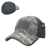 Tactical Operator Hat Air Mesh Flex Baseball Cap Patch Military Army - Rapdom T81