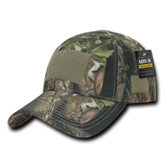 Structured Hybricam Camo Tactical Operator Hat, Patch Cap, Tree Bark Camo - Rapid Dominance T84 - 