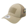 Tactical Operator Hat Air Mesh Flex Baseball Cap Patch Military Army - Rapdom T93