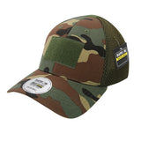 Tactical Operator Hat Air Mesh Flex Baseball Cap Patch Military Army - Rapdom T93