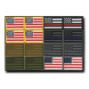 Rapid Dominance Tactical Micro Patches, US Flag, 16 pack - Rapdom T95