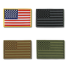 Tactical USA Flag Tactical Mini Rubber Patches, H&L Hook & Loop-Back, Velcro - RapDom T96