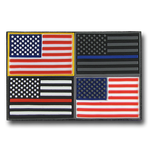 Tactical USA Flag Tactical Mini Rubber Patches, H&L Hook & Loop-Back, Velcro - RapDom T96 - Picture 5 of 13