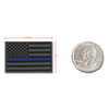 Tactical USA Flag Tactical Mini Rubber Patches, H&L Hook & Loop-Back, Velcro - RapDom T96