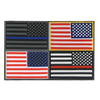 Tactical USA Flag Tactical Mini Rubber Patches, H&L Hook & Loop-Back, Velcro - RapDom T96