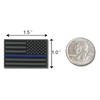 Tactical USA Flag Tactical Mini Rubber Patches, H&L Hook & Loop-Back, Velcro - RapDom T96