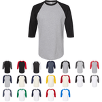 Tultex 245 - Unisex Fine Jersey Raglan T-Shirt