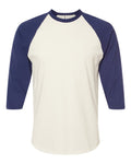 Tultex 245 - Unisex Fine Jersey Raglan T-Shirt - Picture 17 of 26