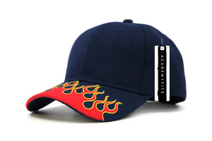 Academy Fits Flame Visor Baseball Cap 1041 - 